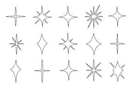 Star Symbol Vector Art Icons And