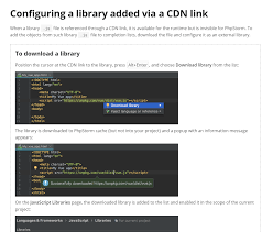 javascript libraries cdn ides