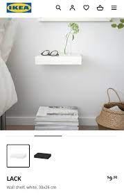 Ikea Lack Wall Shelf 2 Pcs New 30 X