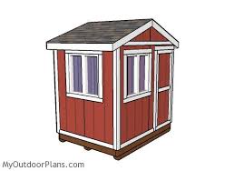 6x8 Ice Fishing House Plans