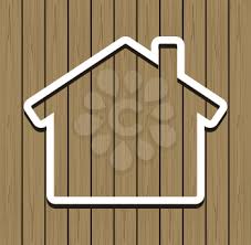 Wood House Vector Concept 1181379