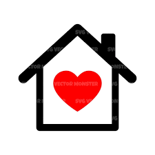 House Heart Svg Icon Clip Art Svg