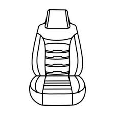 Car Seat Cover Vector Art Icons And
