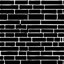 Brick Wall Stencil In 2 Layers
