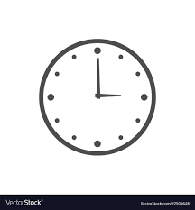 Wall Clock Logo Icon Design Template