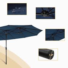 Patio Umbrella In Blue Xz527bz152