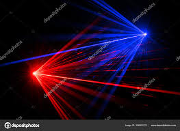 laser beam light effect stock photo by