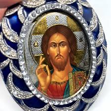 Christ Icon Eastern Orthodox Vtg