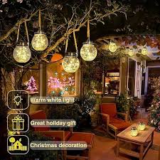 Solar Jar Lights Hanging Ball