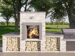Outdoor Fireplace Plans With Bbq Grill