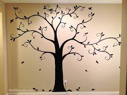 Tree Wall Murals Hand Painted Tree