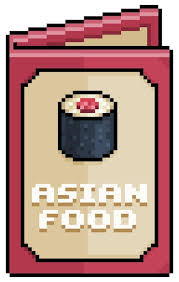 Menu Asian Food Paper Menu Vector Icon
