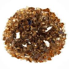 Quantum Copper Brown Fire Glass Pebbles