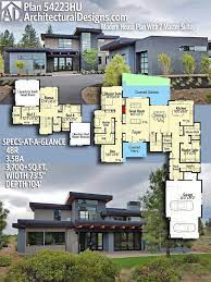 Modern House Plan With 2 Master Suites