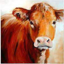 Diy Diamond Painting Fat Cow Icon Big