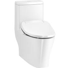 Kohler K 23188 Hc 0 White Reach Curv Cord One Piece Compact Elongated Toilet With Skirted Trapway Dual Flush