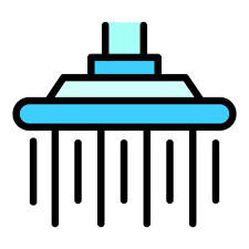Shower Head Pouring Icon Outline Shower