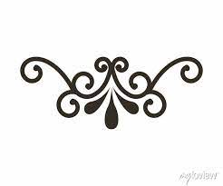 Wrought Iron Frame Isolated Icon Vector