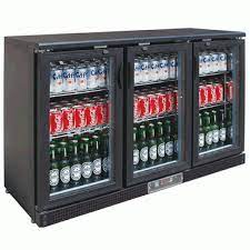 Fed Sc316g 3 Glass Door Back Bar Fridge