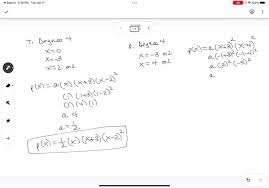 Equation For A Polynomial Function