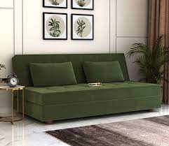 Seater Convertible Sofa Bed Velvet