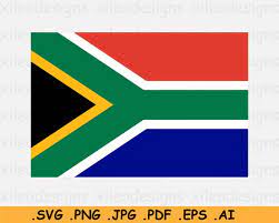 South Africa Flag Svg National Nation