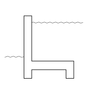 Cantilevered Retaining Wall Icons