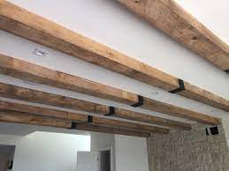 wood box ceiling beams