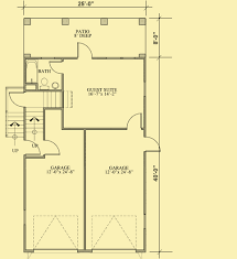 Garage Apartment Plans 2 Cars One