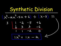 Synthetic Division Of Polynomials