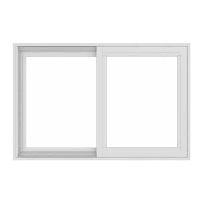 White Gliding Composite Window