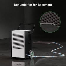225 Pt 8 000 Sq Ft Commercial Dehumidifier In White With With Drain Hose And Auto Defrost