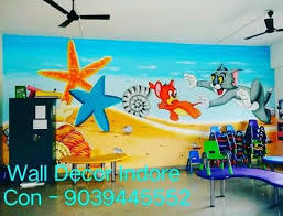 Kids School Wall Painting Service At Rs