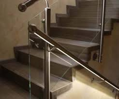 Glass Stainless Steel Barades