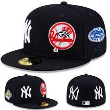 Fitted Hat Mlb Team Patch Around Logo