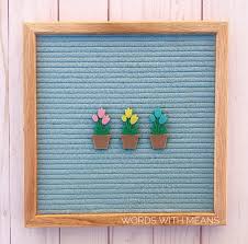 Flower Pots Easter Signs Hanging Signs