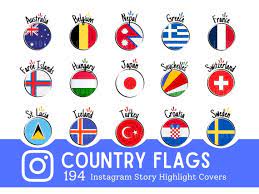 Country Island Flags Instagram Travel