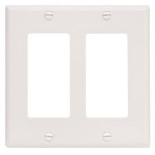 2 Gang Decorator Rocker Wall Plate