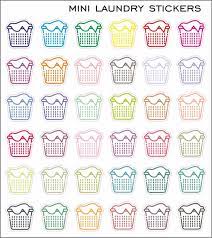 Mini Laundry Clothes Stickers Icon
