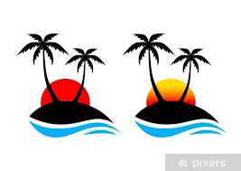 Sticker Palm Tree Icon Pixers Uk