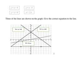 X Three Of The Lines Are Shown On The