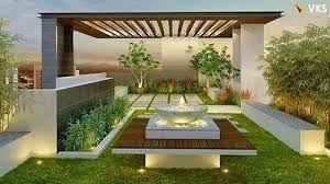 Residential Terrace Garden Designing At
