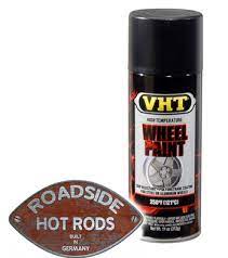 Vht Wheel Paint Satin Black Sp183