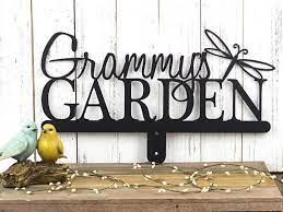 Custom Metal Garden Name Sign Custom