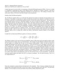 Solution To The 2d Diffusion Equation