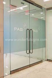 Frosted Glass Signs Wonderful
