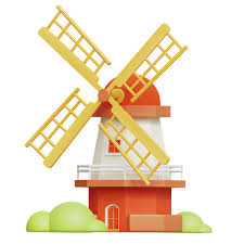 356 Windmill Emoji 3d Ilrations