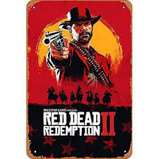 Wall Decor Sign Red Dead Redemption 2