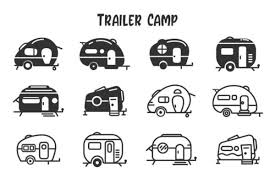 Camper Vector Art Icons And Graphics