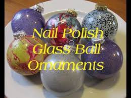 Diy Nail Polish Glass Ball Ornaments